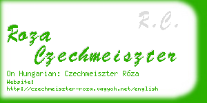 roza czechmeiszter business card
