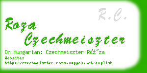roza czechmeiszter business card